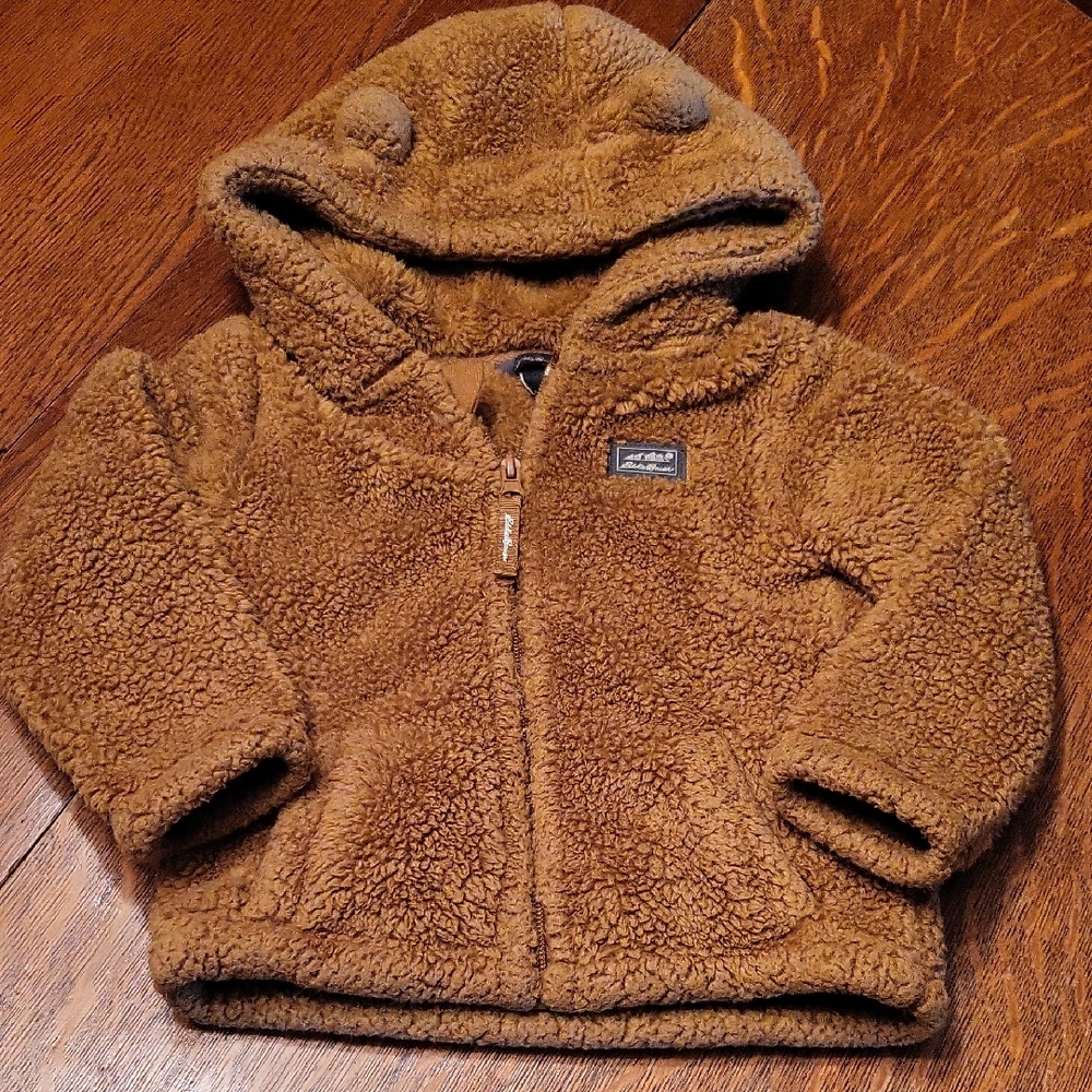 Eddie Bauer Brown Fleece Hoodie
